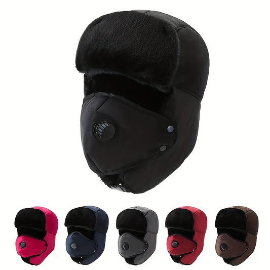 Men's Winter Warm Ear And Neck Protection Plus Velvet Hat