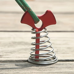 Aluminum Alloy Fishbone Ground Nails Stainless Steel Fixed Spring Hook