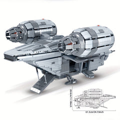 Large Interstellar Spaceship Assembly Toy Model Decoration 4000pcs