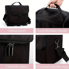 Large Makeup Organizer Case Professional Nail Train Bag