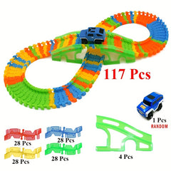 DIY Racing Track Puzzle Toy for Kids