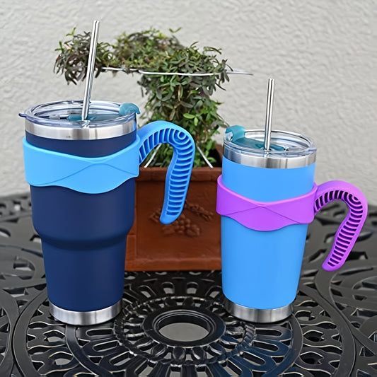Portable Cup Holder for 30oz Water Bottle | Non-slip Handle for Travel