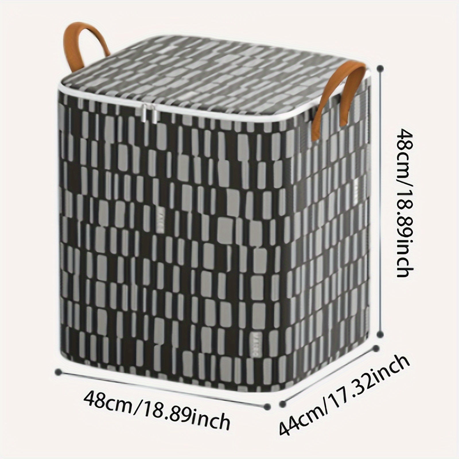 Large Capacity Storage Bag With Handles Non Woven Fabric Clothes Bag