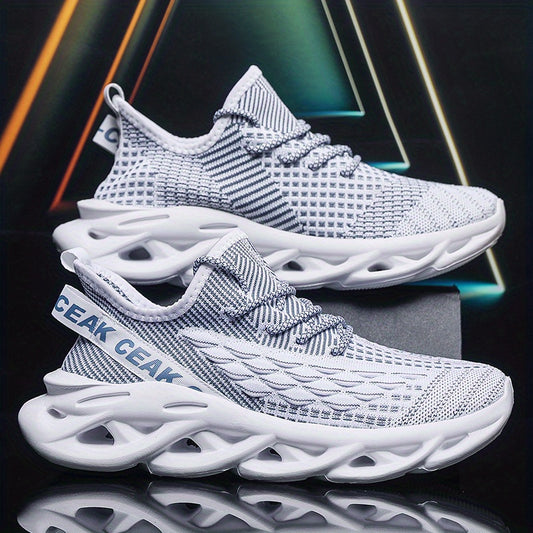 Men's Lightweight Lace Up Casual Shoes Breathable Comfortable Sneakers