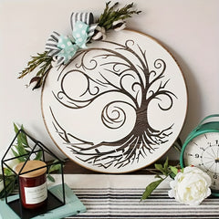 12pcs Reusable Tree of Life Stencils for DIY Home Decor