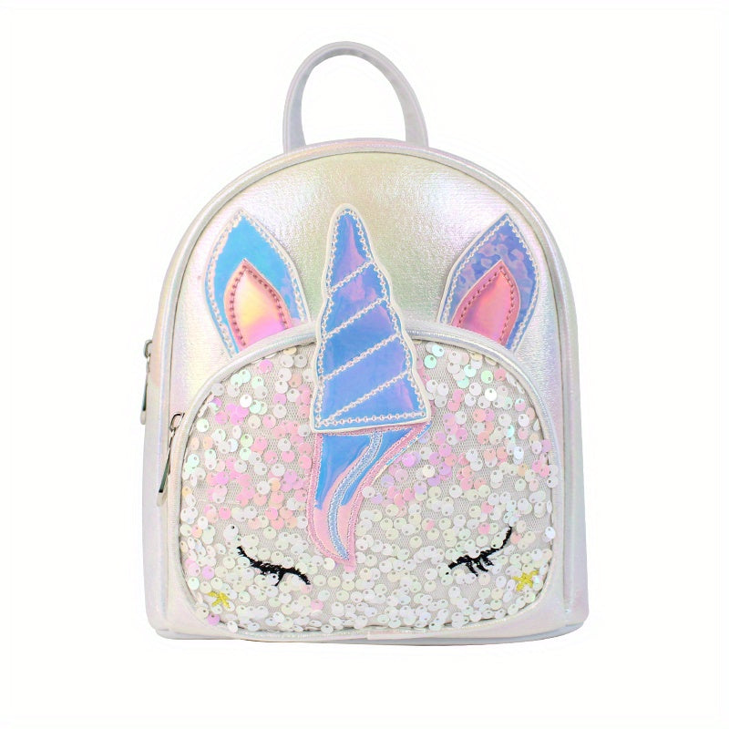 Sequin Unicorn Shoulder Backpack for Kids