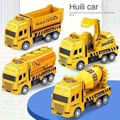 2pcs Engineering Car Inertial Puzzle Mini Toy Creative Boy Gift