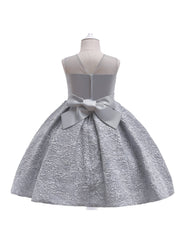 Embroidered Flower Girl Princess Dress for Party, Wedding, Performance