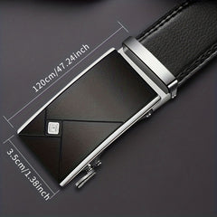 Men's Casual Business Automatic Buckle Belt for Husband Father's
