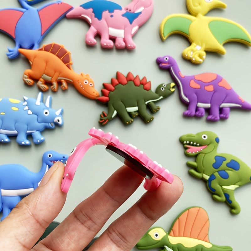 Dinosaur Refrigerator Magnets Stickers Creative Early Education Cartoon Magnets
