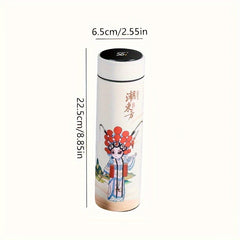 16oz Insulated Stainless Steel Water Cup with Digital Temp Display