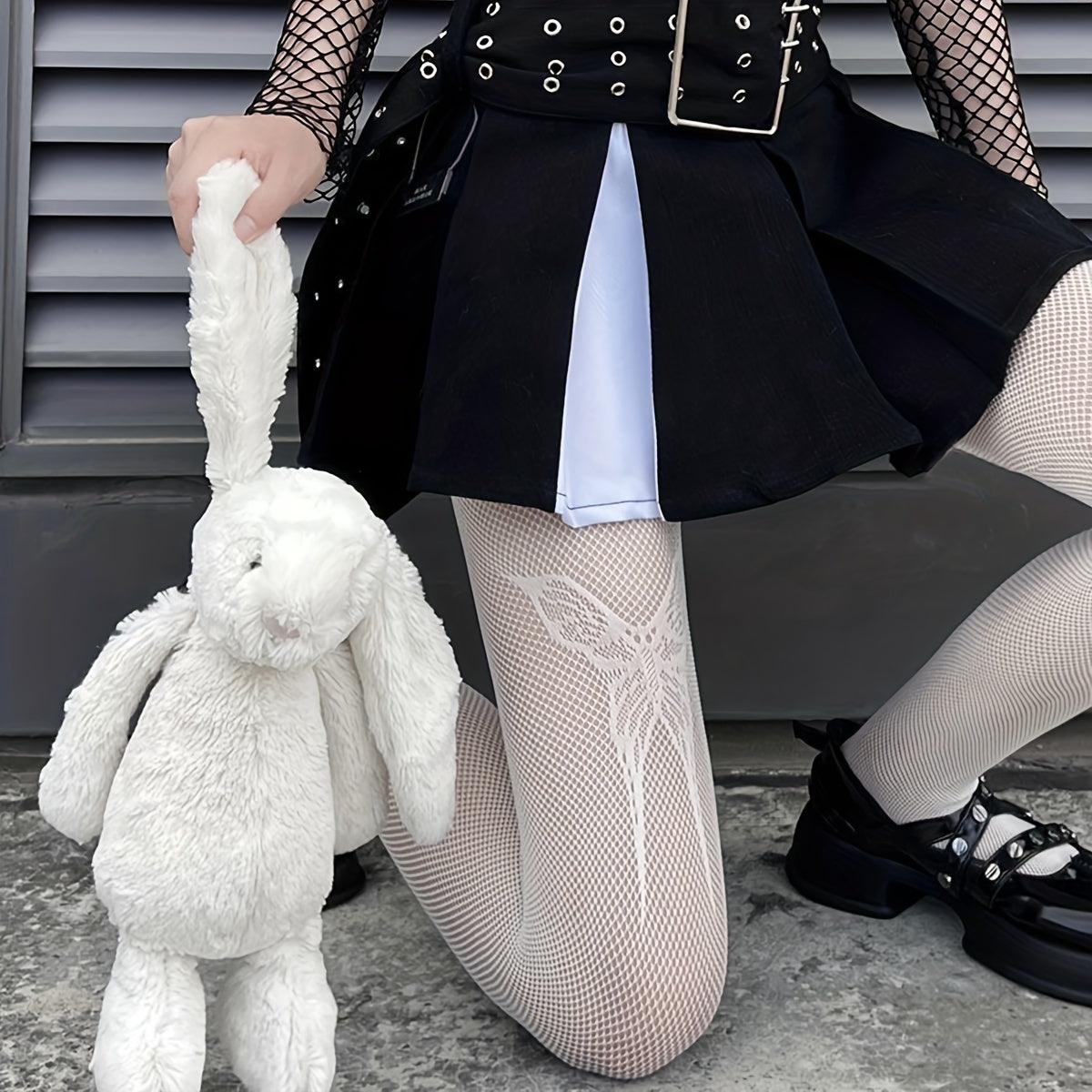 2 Pack Butterfly Fishnet Tights High Waist Mesh Pantyhose Stockings