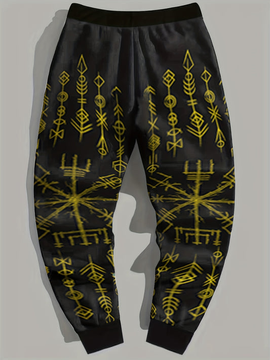 Men's Mythical Symbol Graphic Sweatpants Joggers For Outdoor