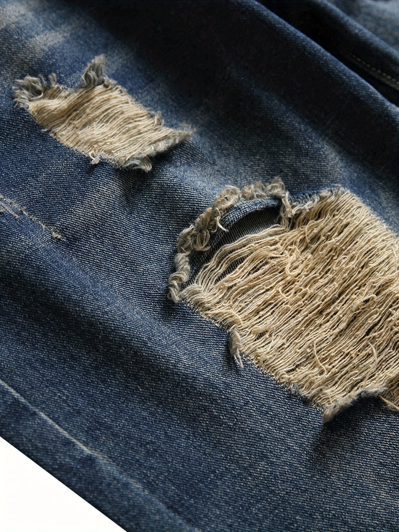 Men's Distressed Denim Shorts for Summer