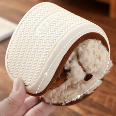 Cozy Plush House Slippers for Men - Anti-Skid Indoor Shoes