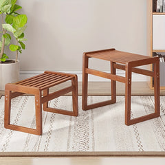 Outdoor Bamboo Stool for Picnic Camping Soft Seat