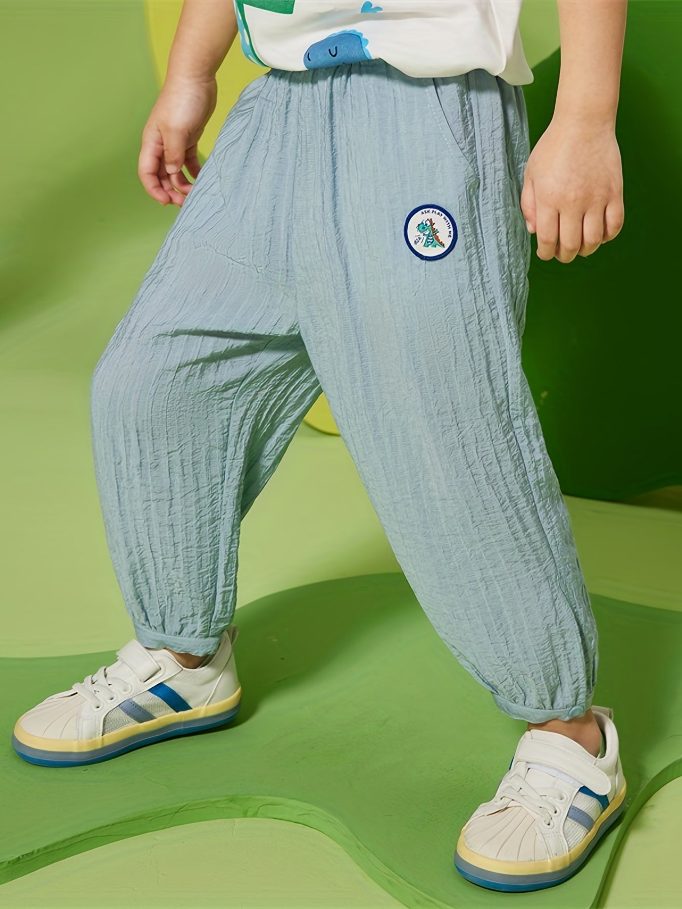 Boys Soft Thin Casual Summer Long Pants
