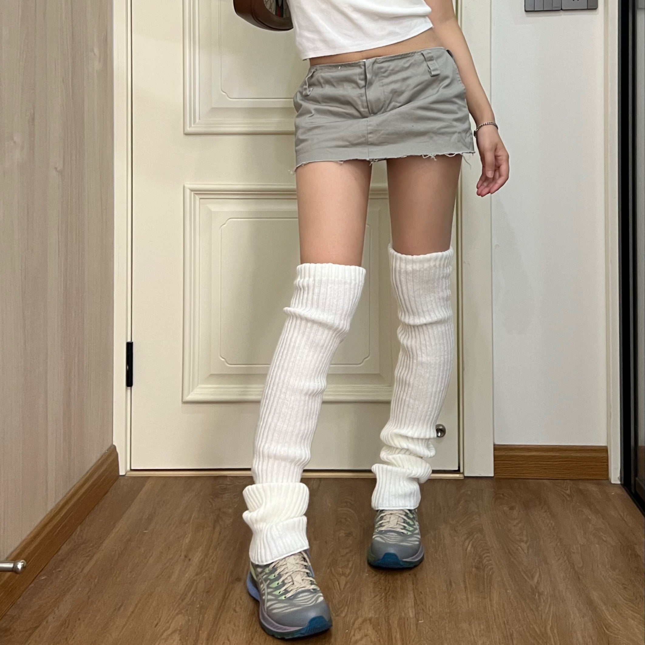 Women's Solid Leg Warmers, 3 Pairs