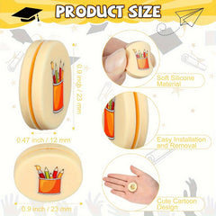 16pcs Funny Cartoon Silicone Tennis Dampener Set