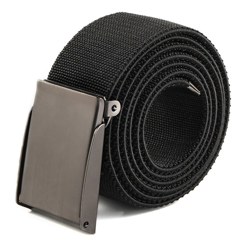 Elastic Stretchy Buckle Flap Cut To Fit Canvas Belt