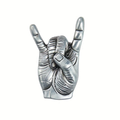 Metal Rock Love Gesture Belt Buckle for Men