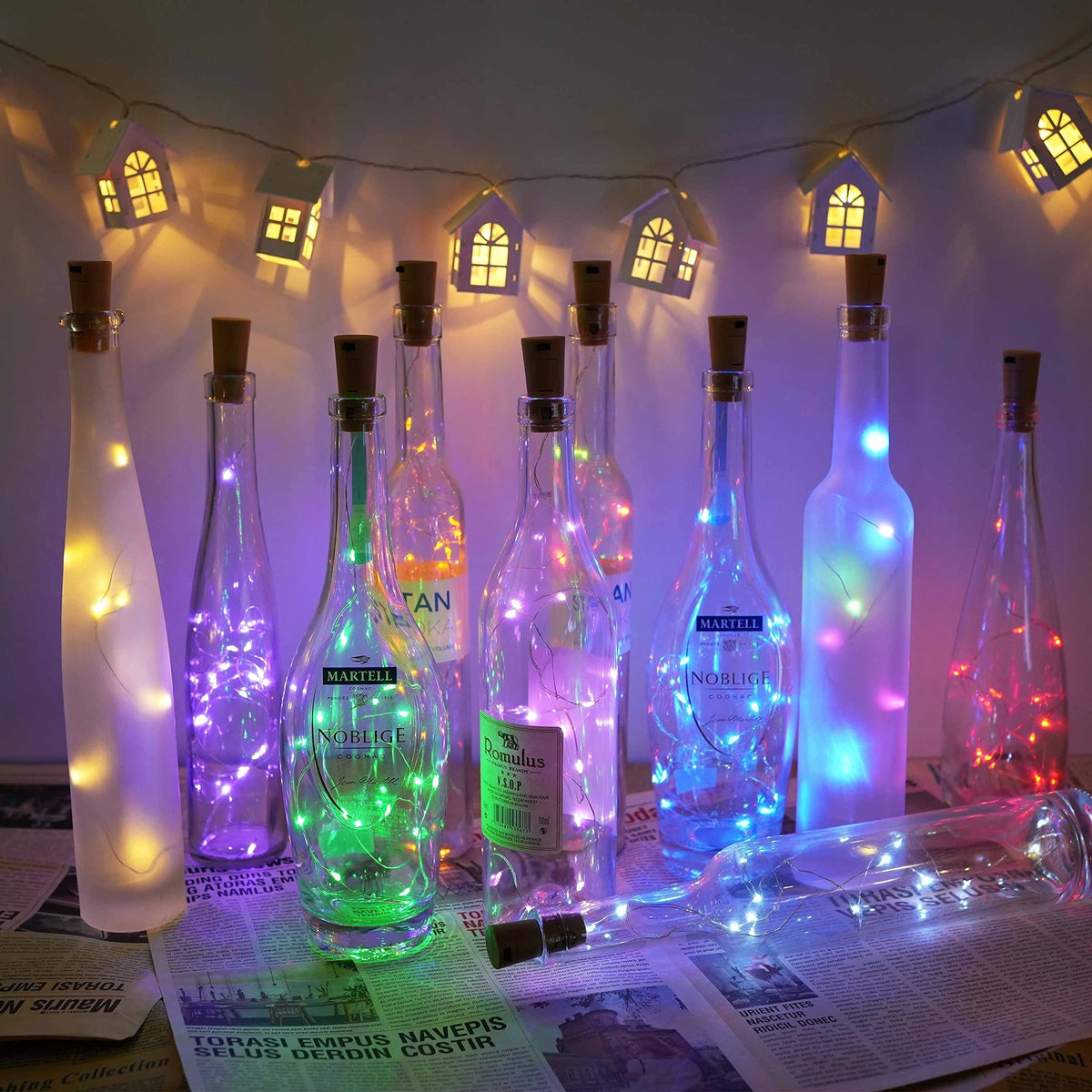 5pcs 9.84Ft 30LEDS Wine Bottle Cork Lights Fairy String Lights