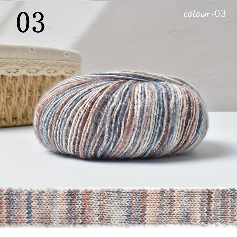 6pcs Mixed Cotton Yarn for Hand Knitting Crocheting - 50g pc