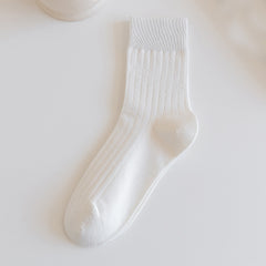 Vertical Striped Crew Socks Women's Stockings & Hosiery