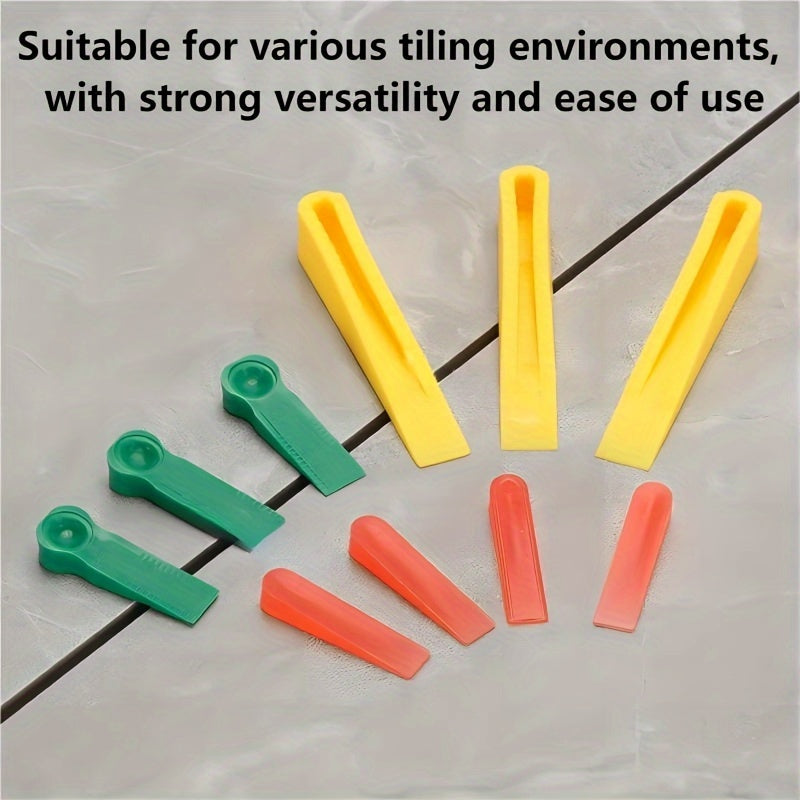 100pcs Ceramic Tile Leveling System Wedges & Gaskets