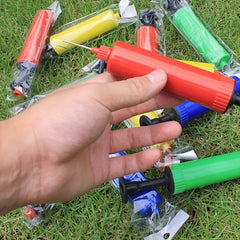 10pcs Mini Air Pump Inflator With Air Needle Portable Hand Pump
