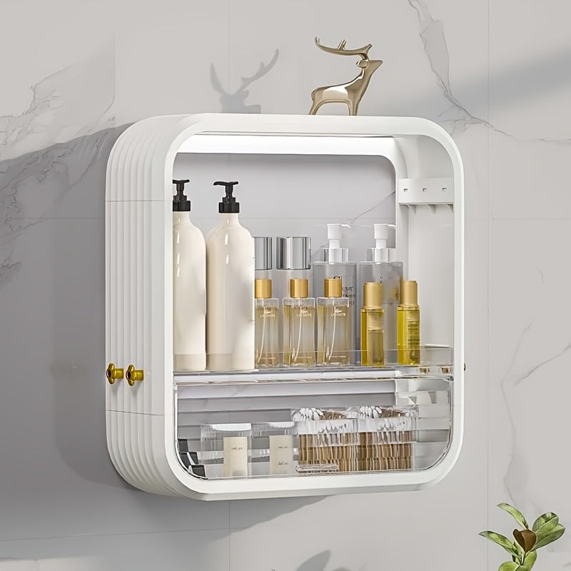 Makeup Organizer Bathroom Shelves Floating Rack