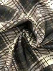  Casual Blouse Women's Plus Plaid Print Long Sleeve Button Up