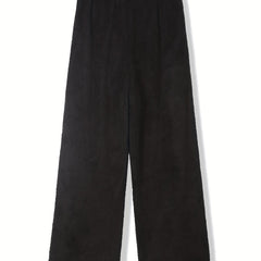  Fuzzy Fleece High Rise Straight Leg Pants
