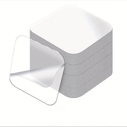 30pcs Nano Double-sided Stickers Square 5.5 Tape Transparent Industrial Tape