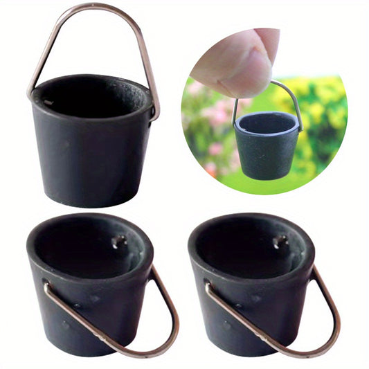 Dollhouse Ornament Cleaning Set Plastic Buckets Doll House Accessories