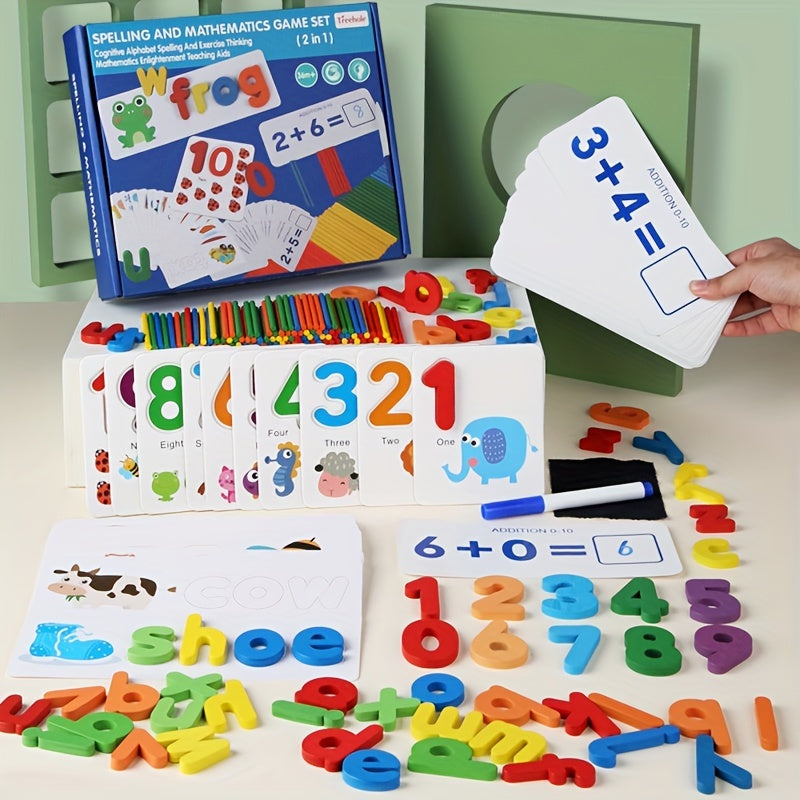 Preschool Math Puzzle Kit - Addition Subtraction Multiplication Division
