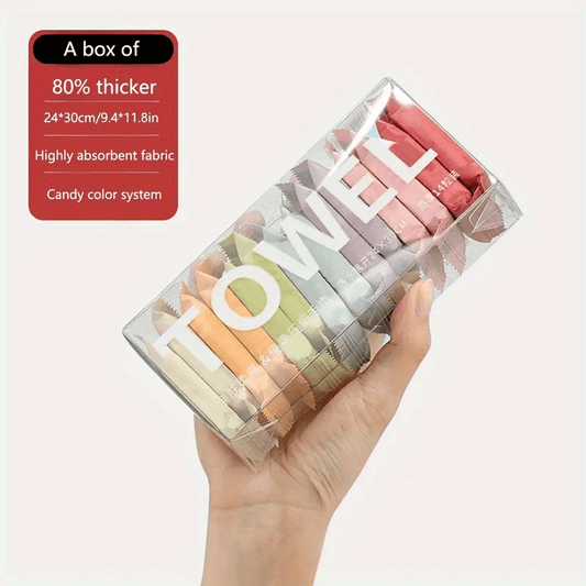 14-Pack Portable Cotton Facial Cleansing Towels for Travel & Cleaning