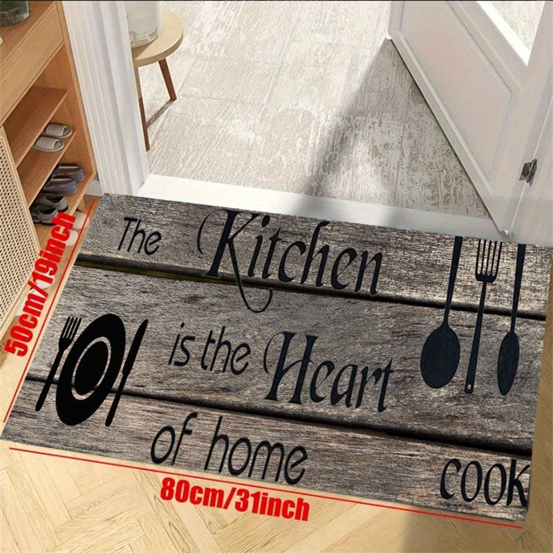 Anti Fatigue Kitchen Mat Slip Resistant Absorbent Runner Rug Washable Floor Mat