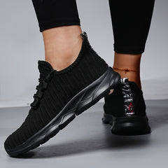 Breathable Mesh Flying Woven Shoes Lightweight Outdoor Sneakers