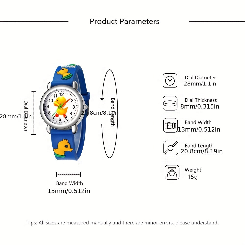 Kids Cartoon Pattern Watch Boys Wristwatch Gift