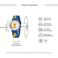 Kids Cartoon Pattern Watch Boys Wristwatch Gift