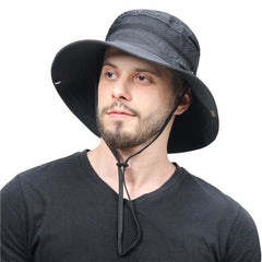 Large Brim Sun Protection Bucket Hats for Outdoor Fishing & Camping