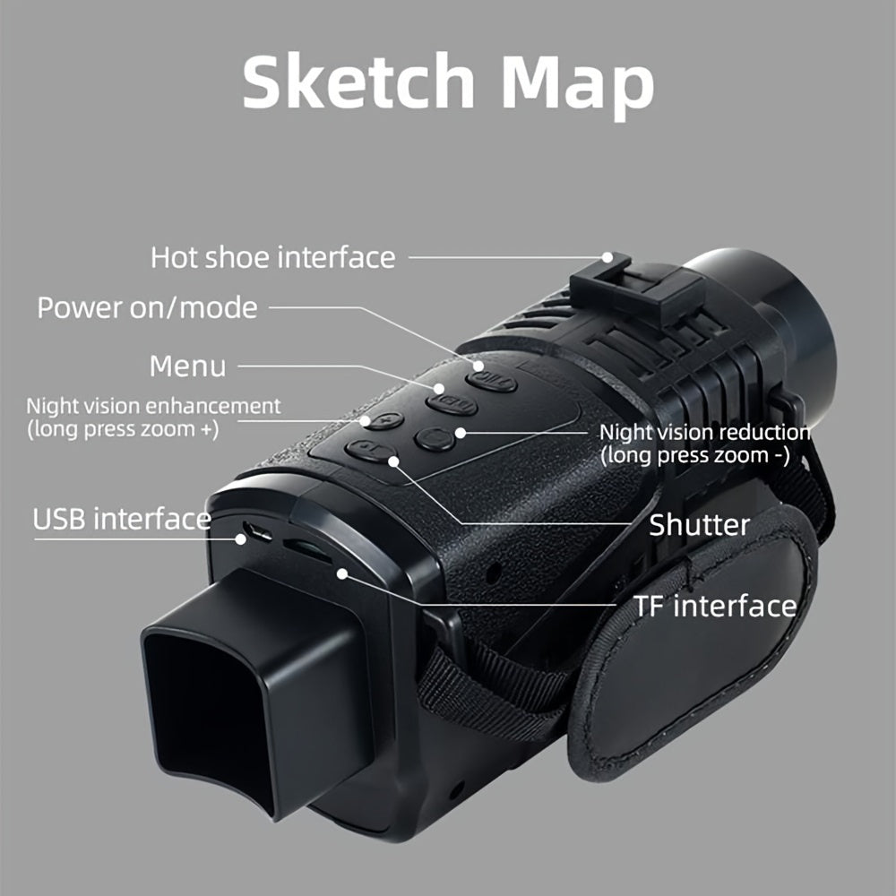 R17 Night Vision 5X Digital Zoom Infrared Teles