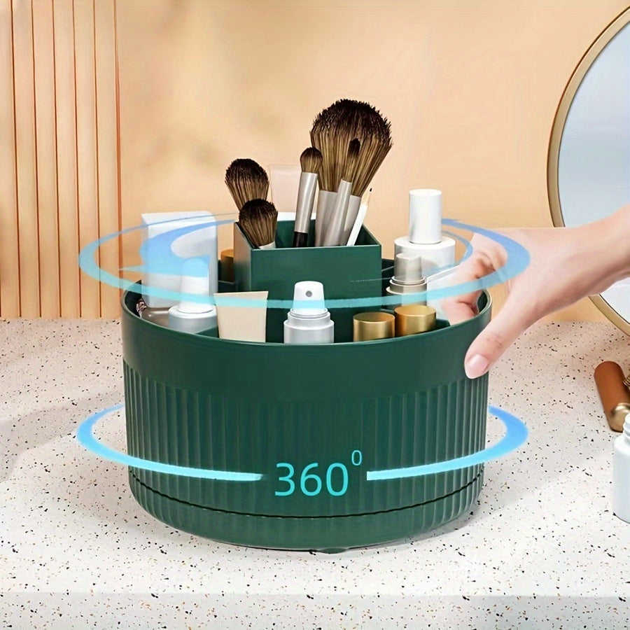 360 Degree Desktop Storage Box Pen Holder Large Capacity Cosmetic Organizer