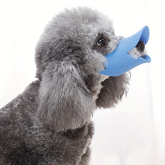 Duck Dog Muzzle - Silicone, Cute Design