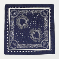 Floral Pattern Printed Vintage Scarves Small Headband Scarf Headscarf