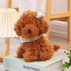 3pcs Candy Teddy Plush Toys with Colorful Bows