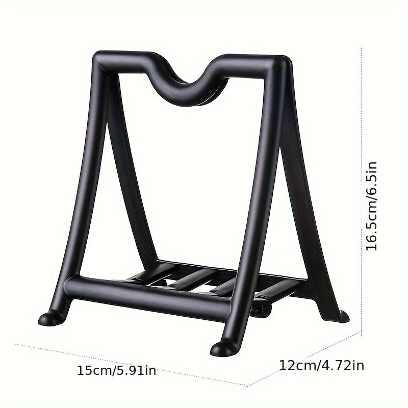 Desktop Pot Cover Frame Storage Stand for Kitchen Utensils