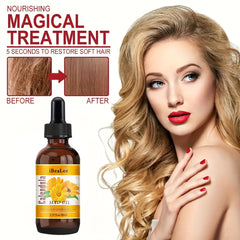 Calendula Hair Essential 100% Pure Natural Undiluted with Glass Dropper