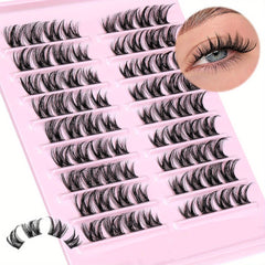 DIY Cluster False Eyelashes Natural 3D Style Lashes Extension